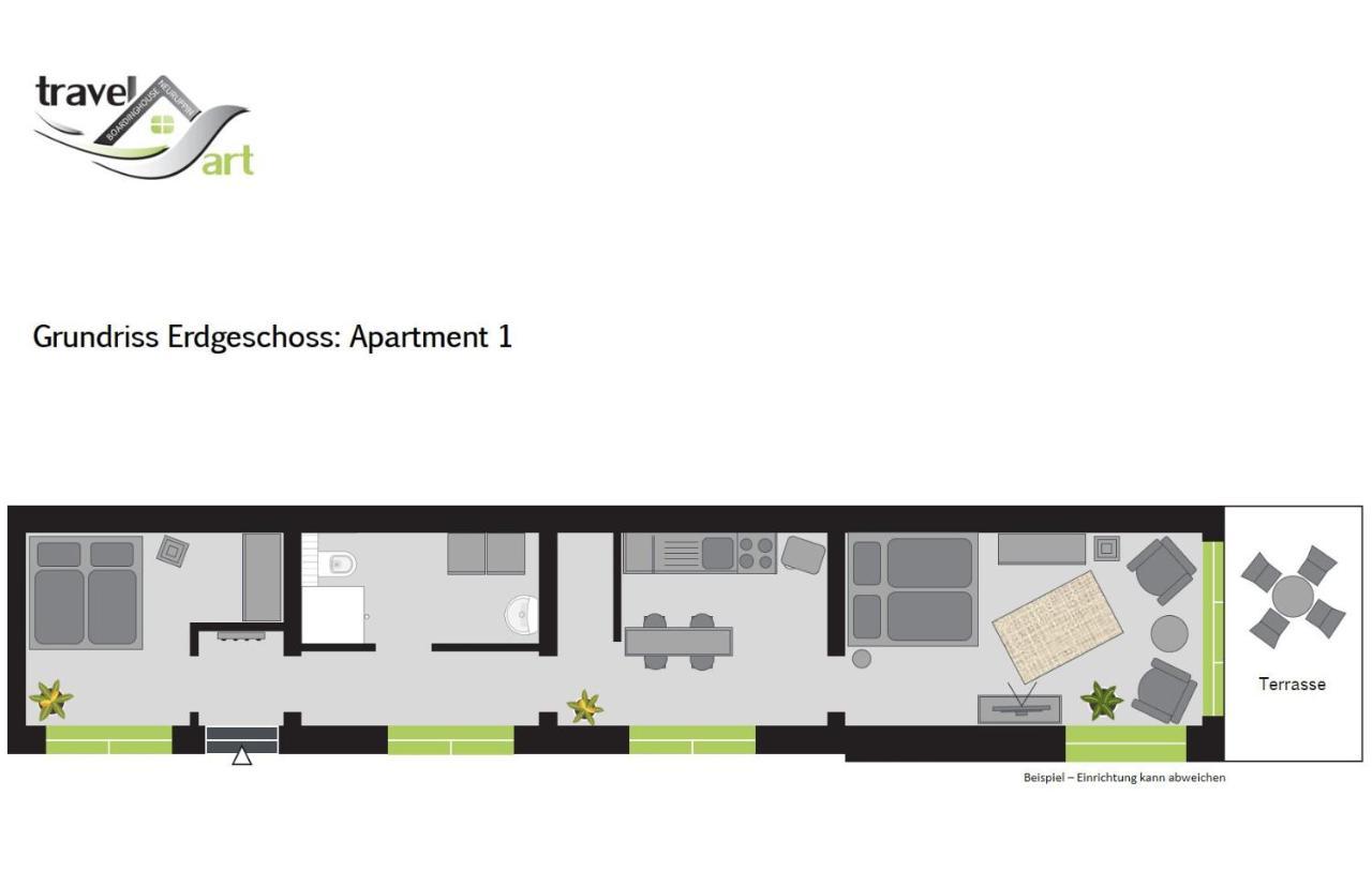 אפרטהוטל נוירופין Travel Art Boardinghouse מראה חיצוני תמונה